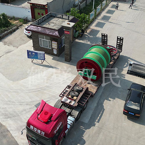 鶴壁雙民雙筒2.5米礦井提升機(jī)發(fā)貨！